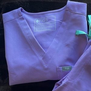 Figs Lilac Dawn Catarina Top XXSP